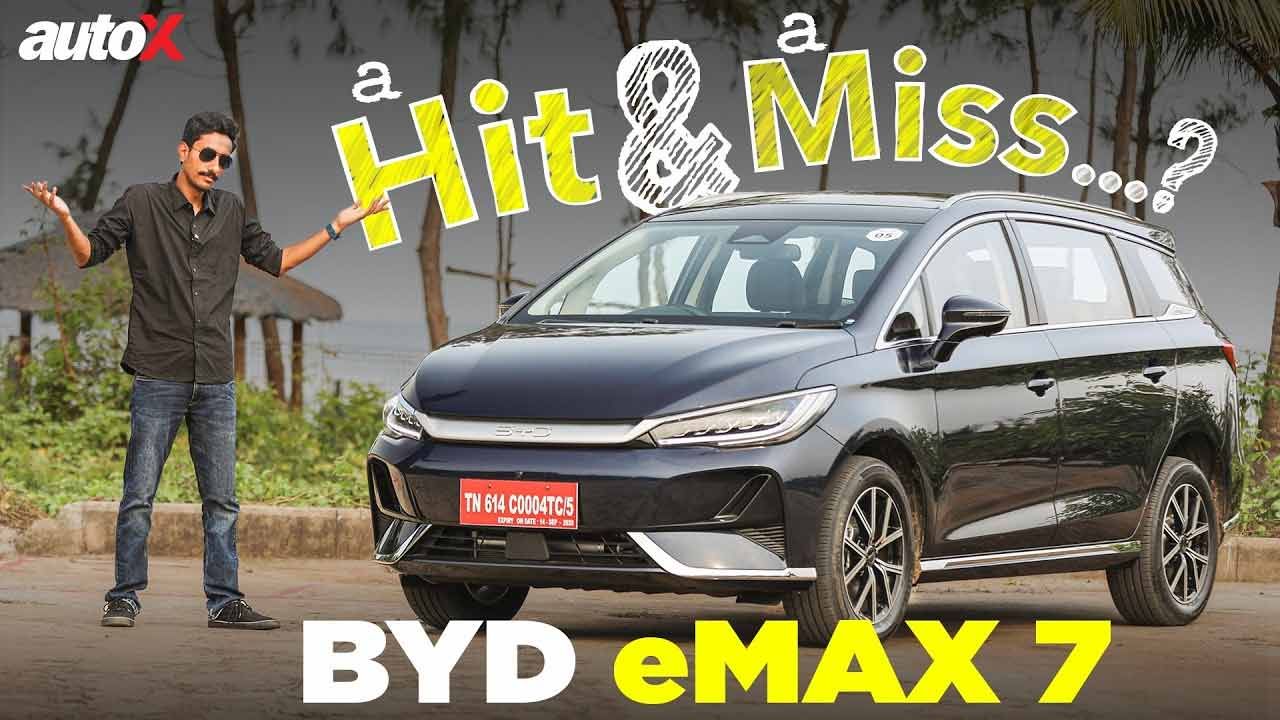 BYD eMax 7 Review | No Comparison to Toyota Innova? | All Electric MPV | 2024 India EV | autoX