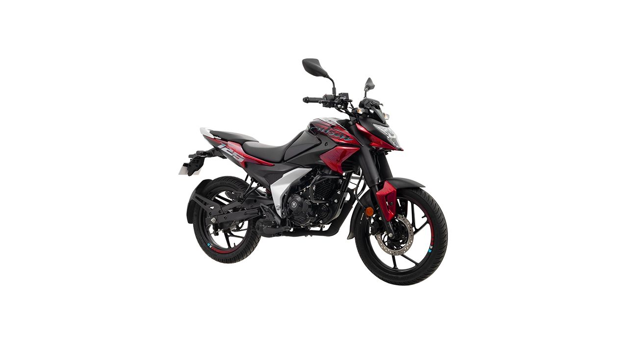 Bajaj Pulsar N125 Ebony black Cocktail wine red