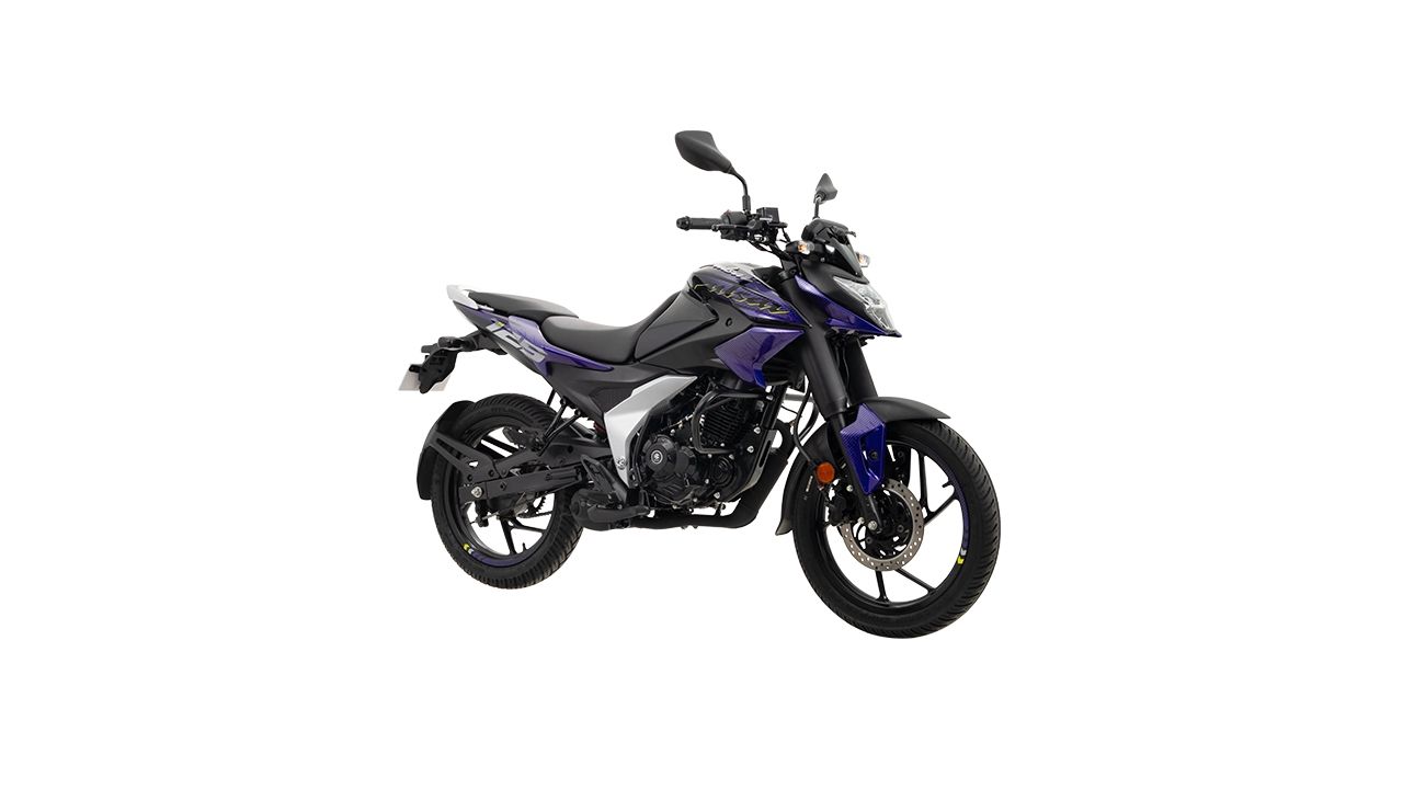 Bajaj Pulsar N125 Ebony black Purple Fury