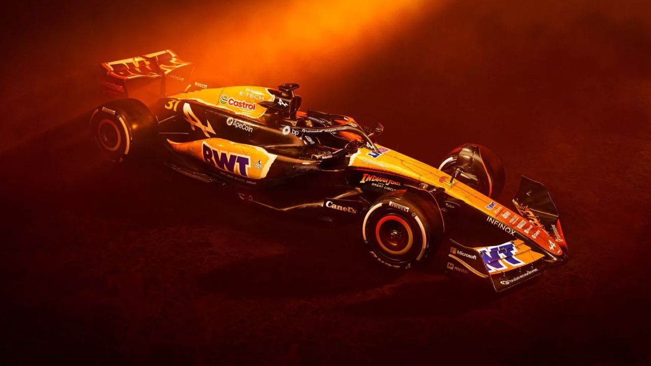 F1 Alpine Indiana Jones Themed Livery 