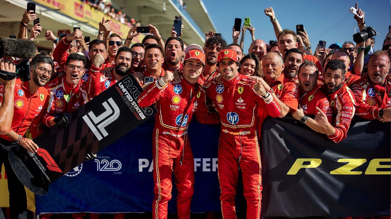 F1 United States Grand Prix: Leclerc Leads Ferrari 1-2 in COTA as Norris Loses Third to Verstappen