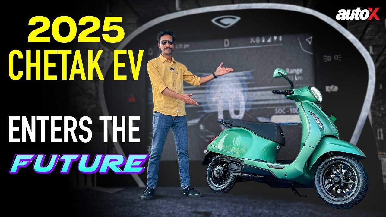 2025 Bajaj Chetak Electric Scooter | Gets Touchscreen & More Space! | First Look & Details | autoX