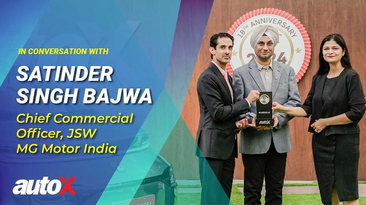 BaaS Has Boosted EV Adoption: Satinder Singh Bajwa, CCO, JSW MG Motor India | autoX Awards 2024