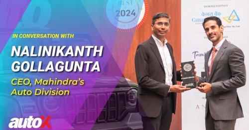 Brand Thar is for All Indians: Nalinikanth Gollagunta,CEO,Mahindra Auto Division | autoX Awards 2024