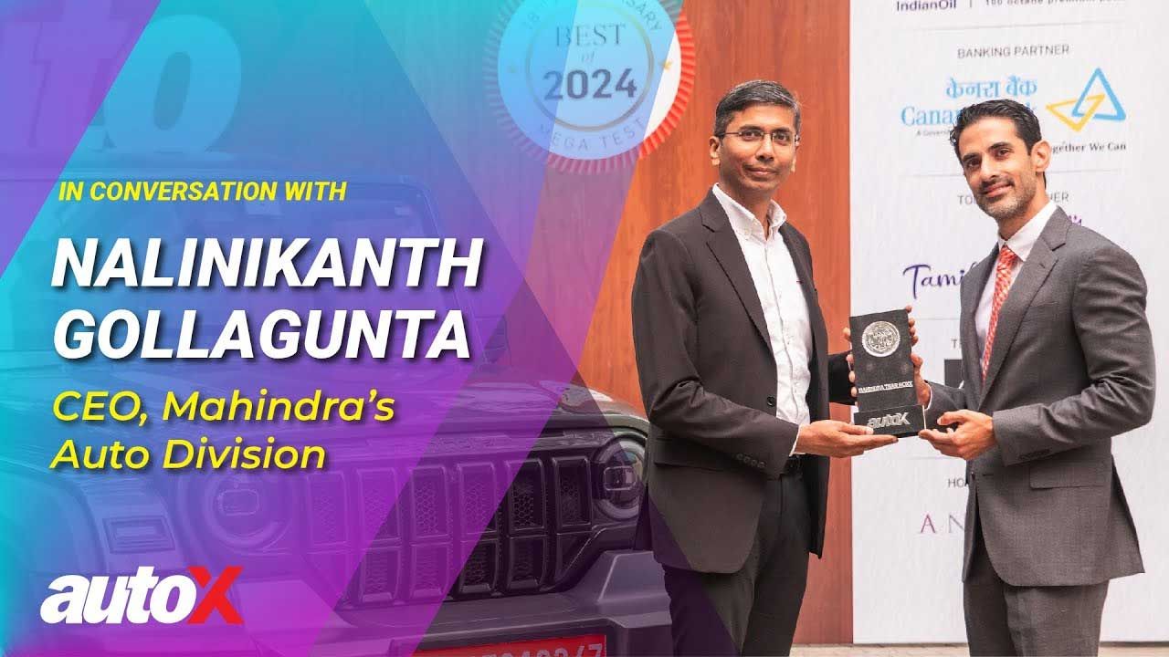 Brand Thar is for All Indians: Nalinikanth Gollagunta,CEO,Mahindra Auto Division | autoX Awards 2024