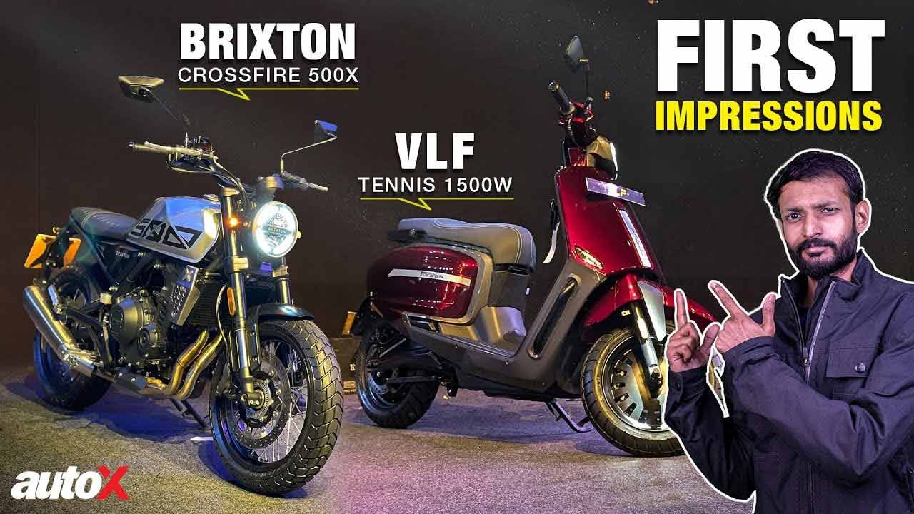 Brixton Crossfire 500X and VLF Tennis 1500W Launched in India | Quick Review | 2024 | autoX