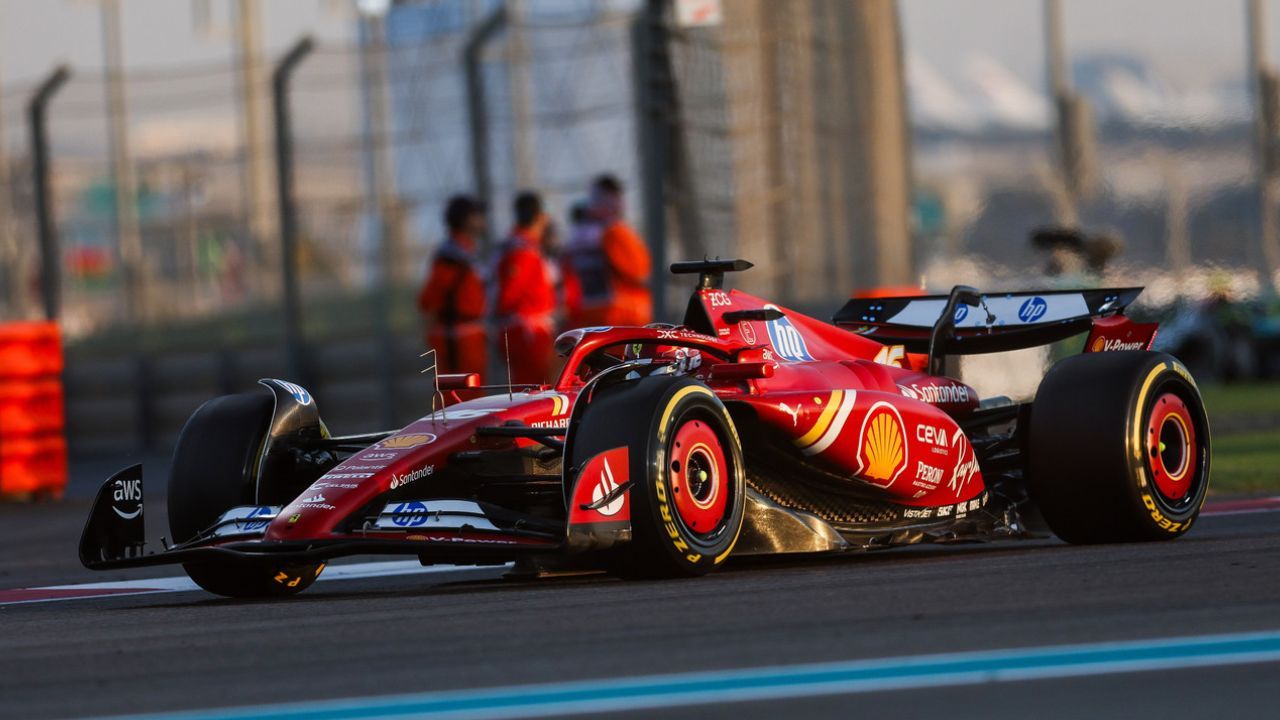 F1: Ferrari's Charles Leclerc Tops Post-season Test in Abu Dhabi