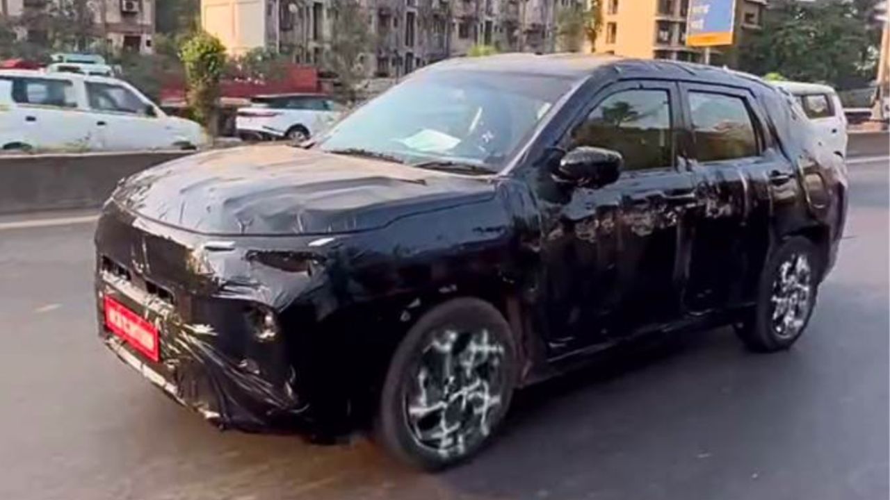 Maruti Suzuki Grand Vitara 7-seater Spied Testing in India; Shows E-Vitara Inspired Design