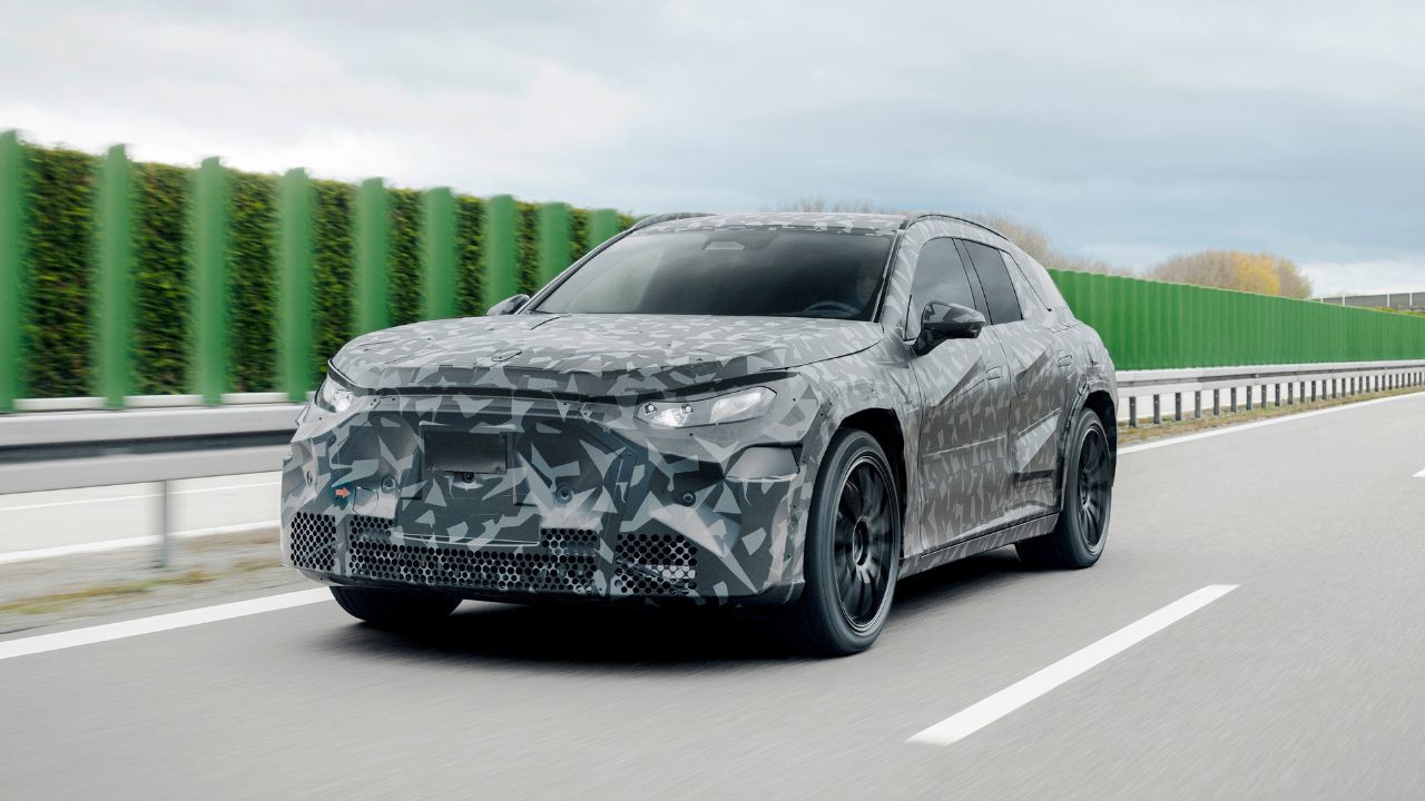 Mercedes-AMG Electric SUV Prototype Teased Ahead of Global Debut