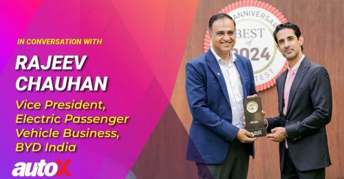 Success is from Great Word of Mouth: Rajeev Chauhan, VP, EPV Business, BYD India | autoX Awards 2024