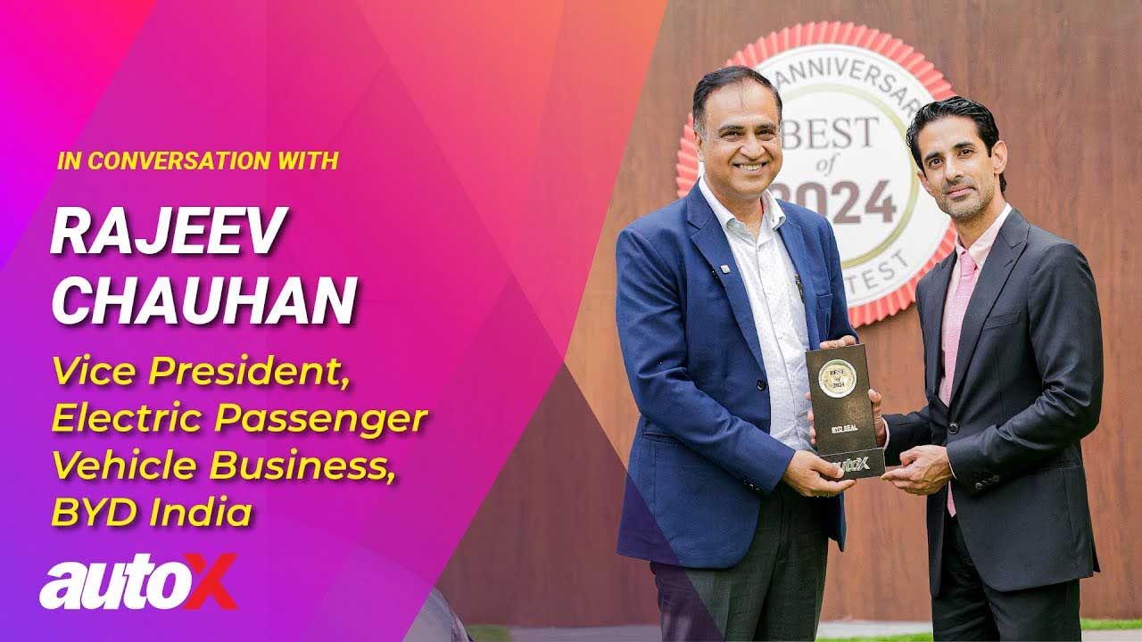 Success is from Great Word of Mouth: Rajeev Chauhan, VP, EPV Business, BYD India | autoX Awards 2024