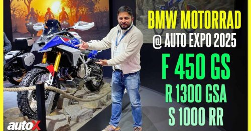 BMW F450GS , R1300GS ADV , S1000RR | Details and Features Revealed | Auto Expo 2025 India | autoX