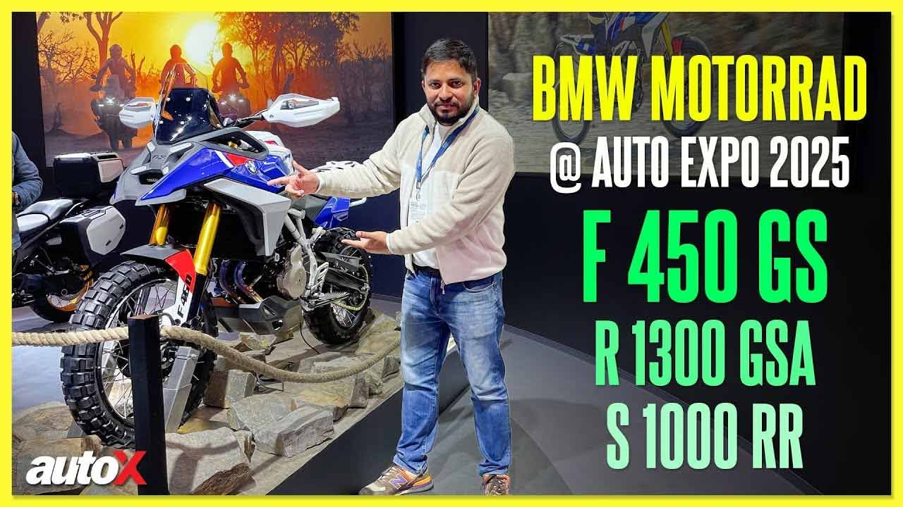 BMW F450GS , R1300GS ADV , S1000RR | Details and Features Revealed | Auto Expo 2025 India | autoX