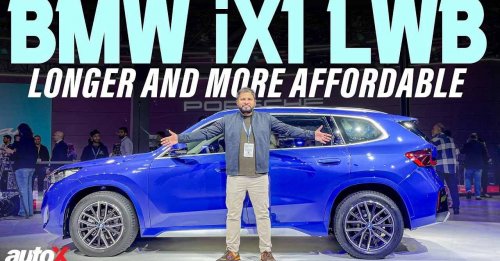 New BMW iX1 LWB 2025 | Details and Features Revealed | EV First Look | Auto Expo 2025 India | autoX