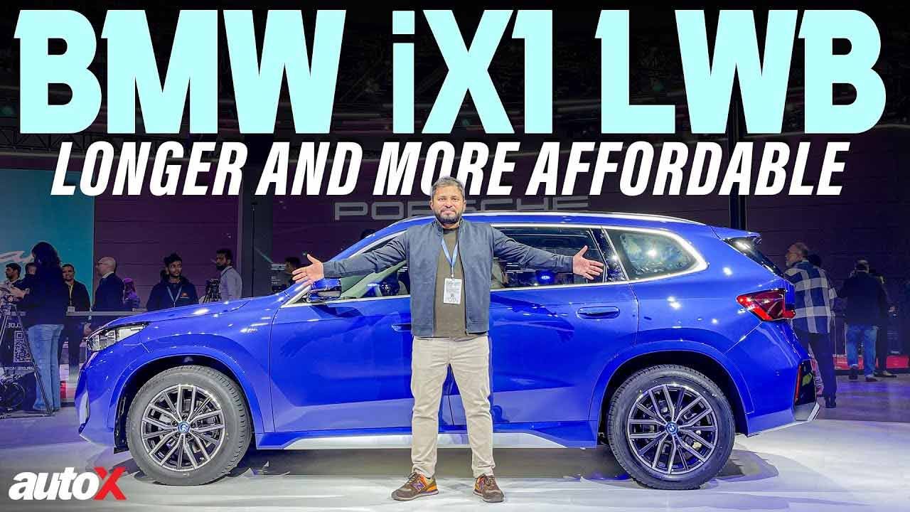 New BMW iX1 LWB 2025 | Details and Features Revealed | EV First Look | Auto Expo 2025 India | autoX