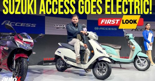 New Suzuki E Access 2025 | Details and Features Revealed | First Look | Auto Expo 2025 India | autoX