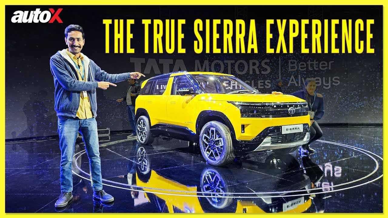 New Tata Sìerra 2025 SUV Details and Features Revealed | First Look | Auto Expo 2025 India | autoX