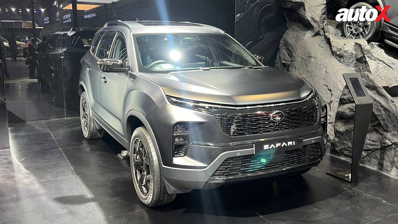 Bharat Mobility Expo 2025: Tata Safari, Harrier EV Stealth Editions Unveiled