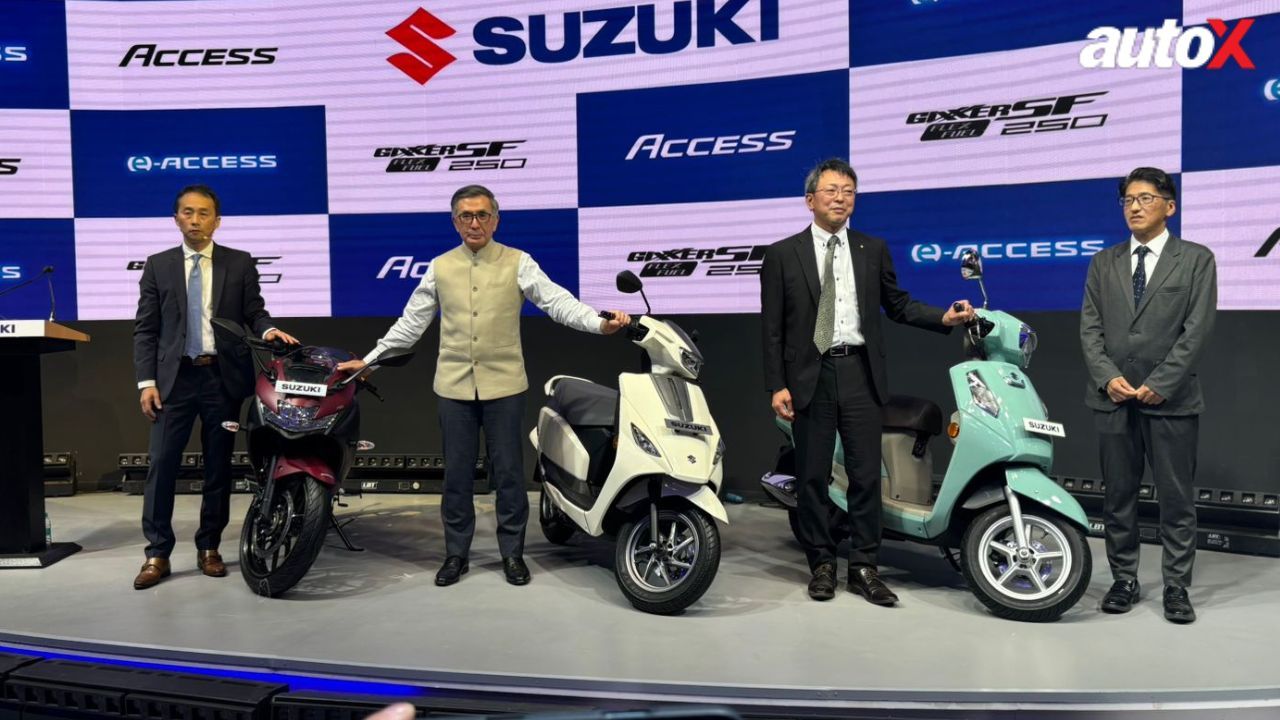 Bharat Mobility Expo 2025: Suzuki e-Access Scooter Unveiled In India