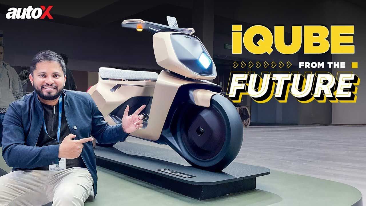 TVS Vision iQube Concept | Details and Features Revealed | First Look | Auto Expo 2025 India | autoX